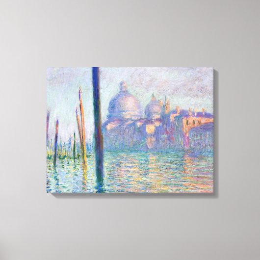 Claude Monet - Grand Canal, Venetië Canvas Afdruk (Voorkant)