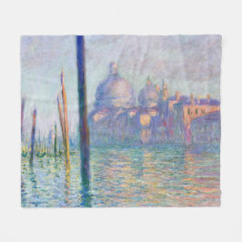 Claude Monet - Grand Canal, Venetië Fleece Deken
