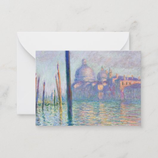 Claude Monet - Grand Canal, Venetië Notitiekaartje (Voorkant)