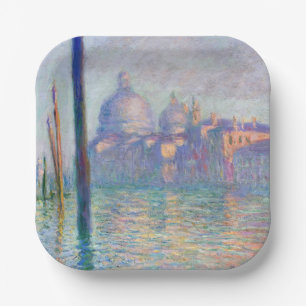 Claude Monet - Grand Canal, Venetië Papieren Bordje