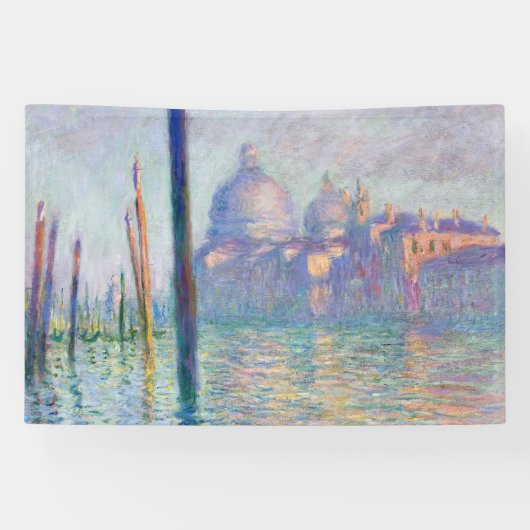 Claude Monet - Grand Canal, Venetië Spandoek (Horizontaal)