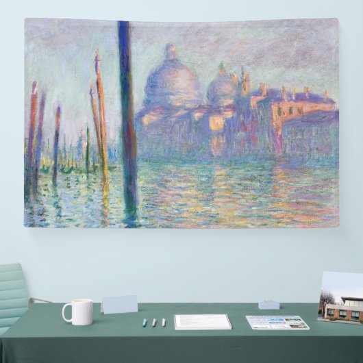 Claude Monet - Grand Canal, Venetië Spandoek (Beurs)