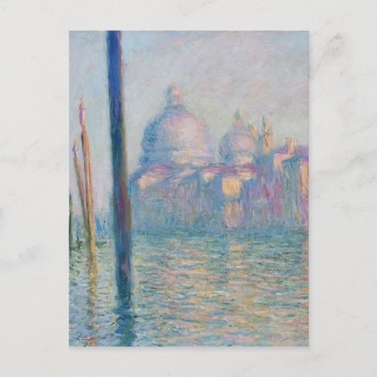 Claude Monet Grand Canal Venice Italië Reis Briefkaart (Voorkant)