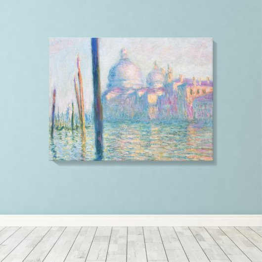 Claude Monet Grand Canal Venice Italië Reis Canvas Afdruk (Insitu (Houten vloer))