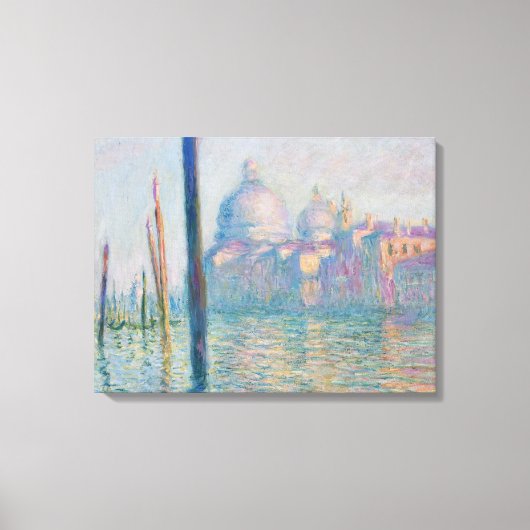 Claude Monet Grand Canal Venice Italië Reis Canvas Afdruk (Voorkant)