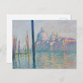 Claude Monet Grand Canal Venice Italië Reis Feestdagenkaart (Voorkant / Achterkant)