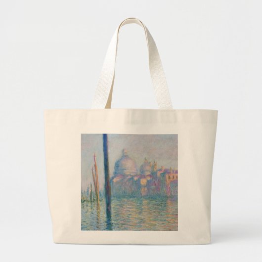Claude Monet Grand Canal Venice Italië Reis Grote Tote Bag (Voorkant)