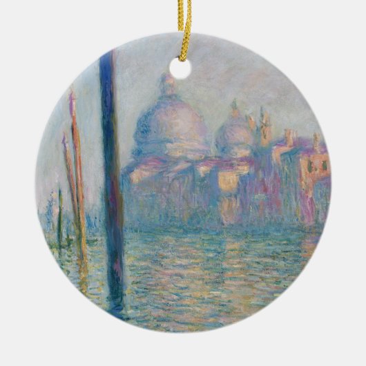 Claude Monet Grand Canal Venice Italië Reis Keramisch Ornament (Voorkant)