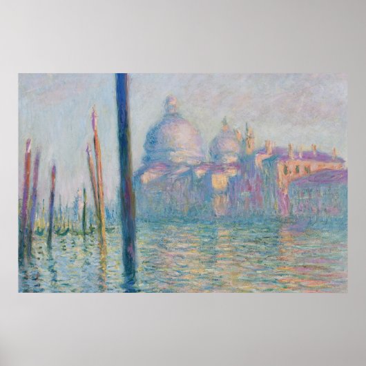 Claude Monet Grand Canal Venice Italië Reis Poster (Voorkant)
