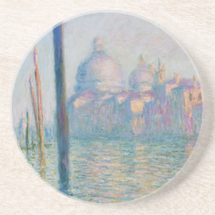 Claude Monet Grand Canal Venice Italië Reis Zandsteen Onderzetter