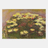 Claude Monet Green & Yellow Water Lilies Inpakpapier Vel (Voorkant 3)