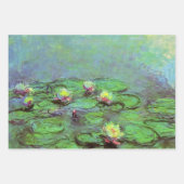 Claude Monet Green & Yellow Water Lilies Inpakpapier Vel (Voorkant)