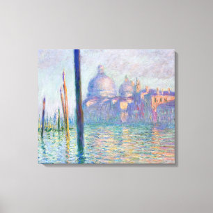 Claude Monet - Grote Kanaal, Venetië Canvas Afdruk