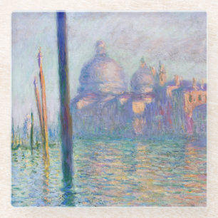 Claude Monet - Grote Kanaal, Venetië Glazen Onderzetter