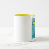 Claude Monet Happy Faces Tweekleurige Koffiemok (Center)