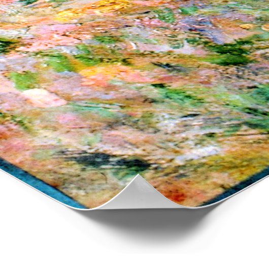 Claude Monet - Haystack op Giverny Poster (Hoek)