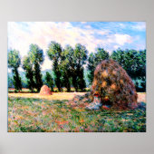 Claude Monet - Haystack op Giverny Poster (Voorkant)
