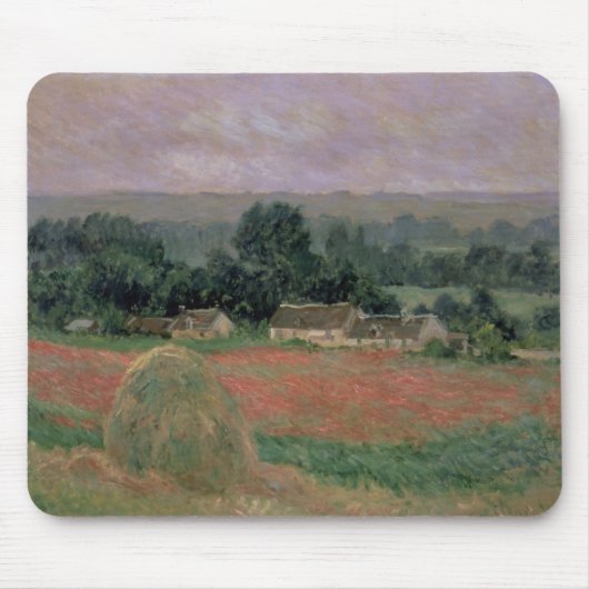 Claude Monet | Haystack te Giverny, 1886 Muismat (Voorkant)