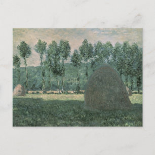 Claude Monet   Haystacks bij Giverny, c.1884-89 Briefkaart