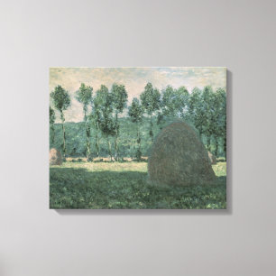 Claude Monet   Haystacks bij Giverny, c.1884-89 Canvas Afdruk