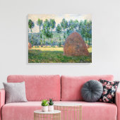 Claude Monet - Haystacks bij Giverny Canvas Afdruk (Insitu (Woonkamer))