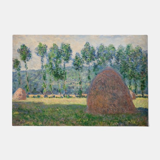 Claude Monet - Haystacks bij Giverny Deurmat (Voorkant)