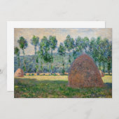 Claude Monet - Haystacks bij Giverny Kaart (Voorkant / Achterkant)