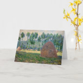 Claude Monet - Haystacks bij Giverny Kaart (Gele Bloem)