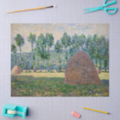 Claude Monet - Haystacks bij Giverny Tissuepapier (Craft)