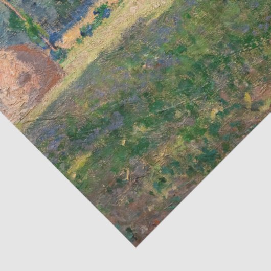 Claude Monet - Haystacks bij Giverny Tissuepapier (Detail)