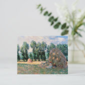 Claude Monet - Haystacks Briefkaart (Staand voorkant)