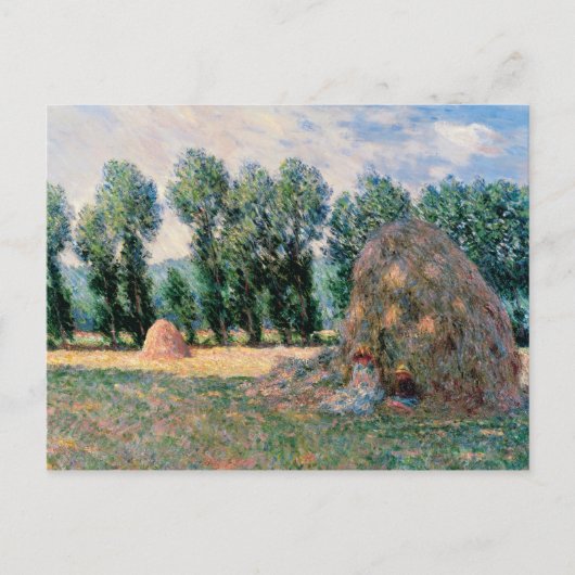 Claude Monet - Haystacks Briefkaart (Voorkant)