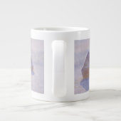 Claude Monet | Haystacks-effect van sneeuw en zon Grote Koffiekop (Achterkant)