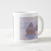 Claude Monet | Haystacks-effect van sneeuw en zon Grote Koffiekop (Voorkant rechts)