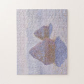 Claude Monet | Haystacks-effect van sneeuw en zon Legpuzzel (Verticaal)