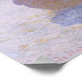 Claude Monet | Haystacks-effect van sneeuw en zon Poster (Hoek)