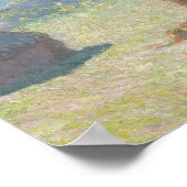 Claude Monet - Haystacks, Einde van de zomer Poster (Hoek)