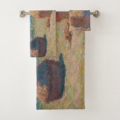 Claude Monet - Haystacks, einde zomer Bad Handdoek (Insitu)