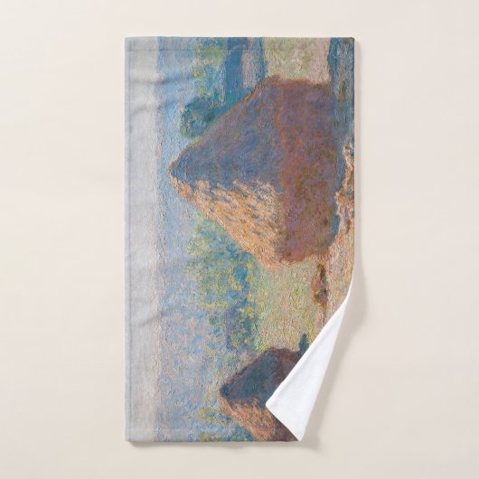 Claude Monet - Haystacks, einde zomer Bad Handdoek (Handdoek)