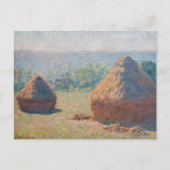 Claude Monet - Haystacks, einde zomer Briefkaart (Voorkant)