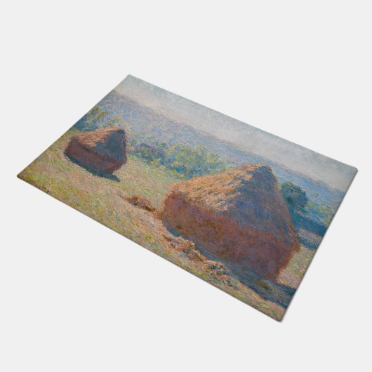 Claude Monet - Haystacks, einde zomer Deurmat (Schuin)