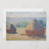 Claude Monet - Haystacks, einde zomer Kaart (Voorkant)