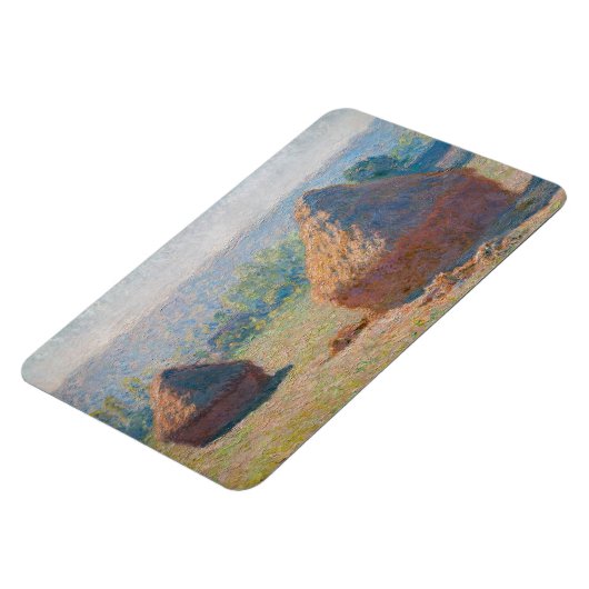 Claude Monet - Haystacks, einde zomer Magneet (Linkerzijde)