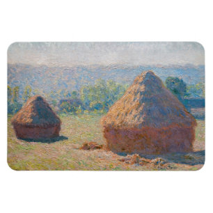 Claude Monet - Haystacks, einde zomer Magneet