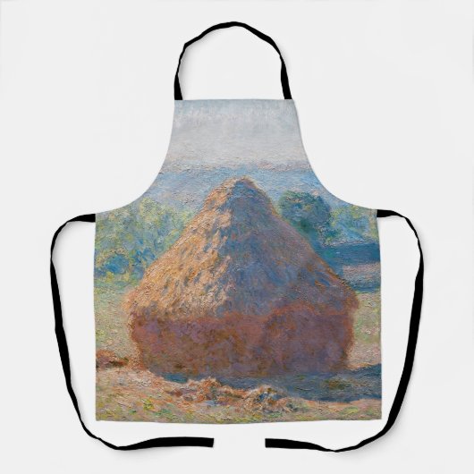 Claude Monet - Haystacks, einde zomer Schort (Voorkant)