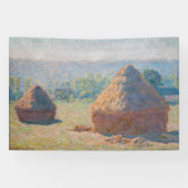 Claude Monet - Haystacks, einde zomer Spandoek (Horizontaal)