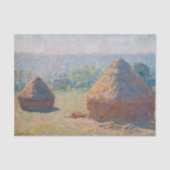 Claude Monet - Haystacks, einde zomer Tissuepapier (Voorkant)