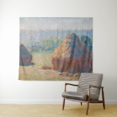 Claude Monet - Haystacks, einde zomer Wandkleed (In Situ (horizontaal))