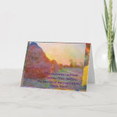 Claude Monet Haystacks Kaart (Voorkant)