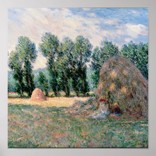 Claude Monet - Haystacks Poster (Voorkant)